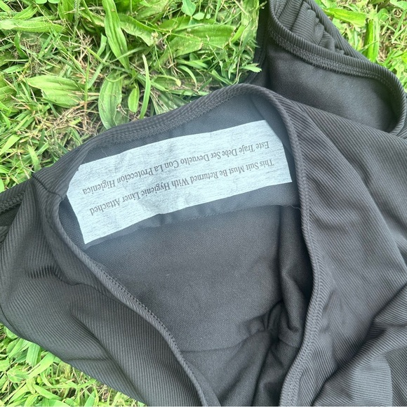 Shade & Shore Black One-Piece Swimsuit NWOT - Picture 2 of 5